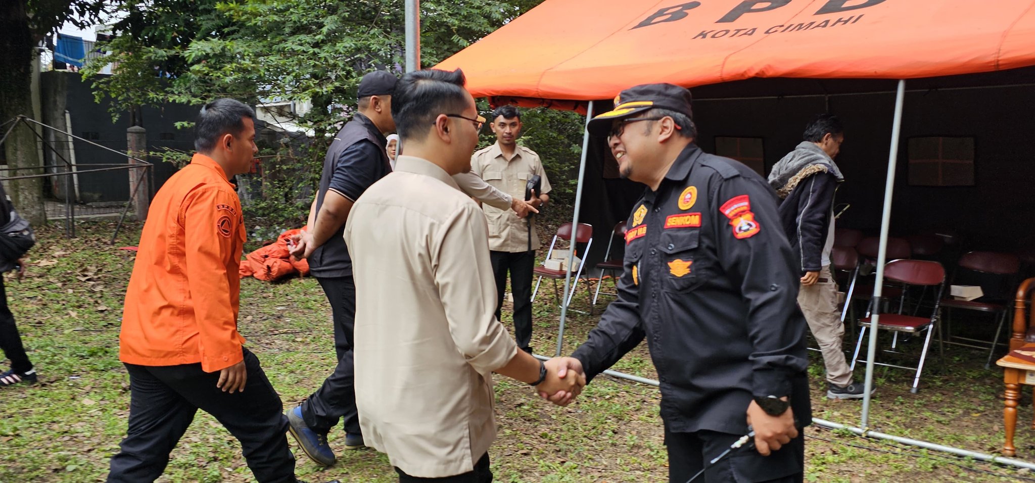 Senkom Kota Cimahi Menghadiri Gelar Simulasi RW Tangguh Bencana di Cigugur Tengah Bersama BPBD