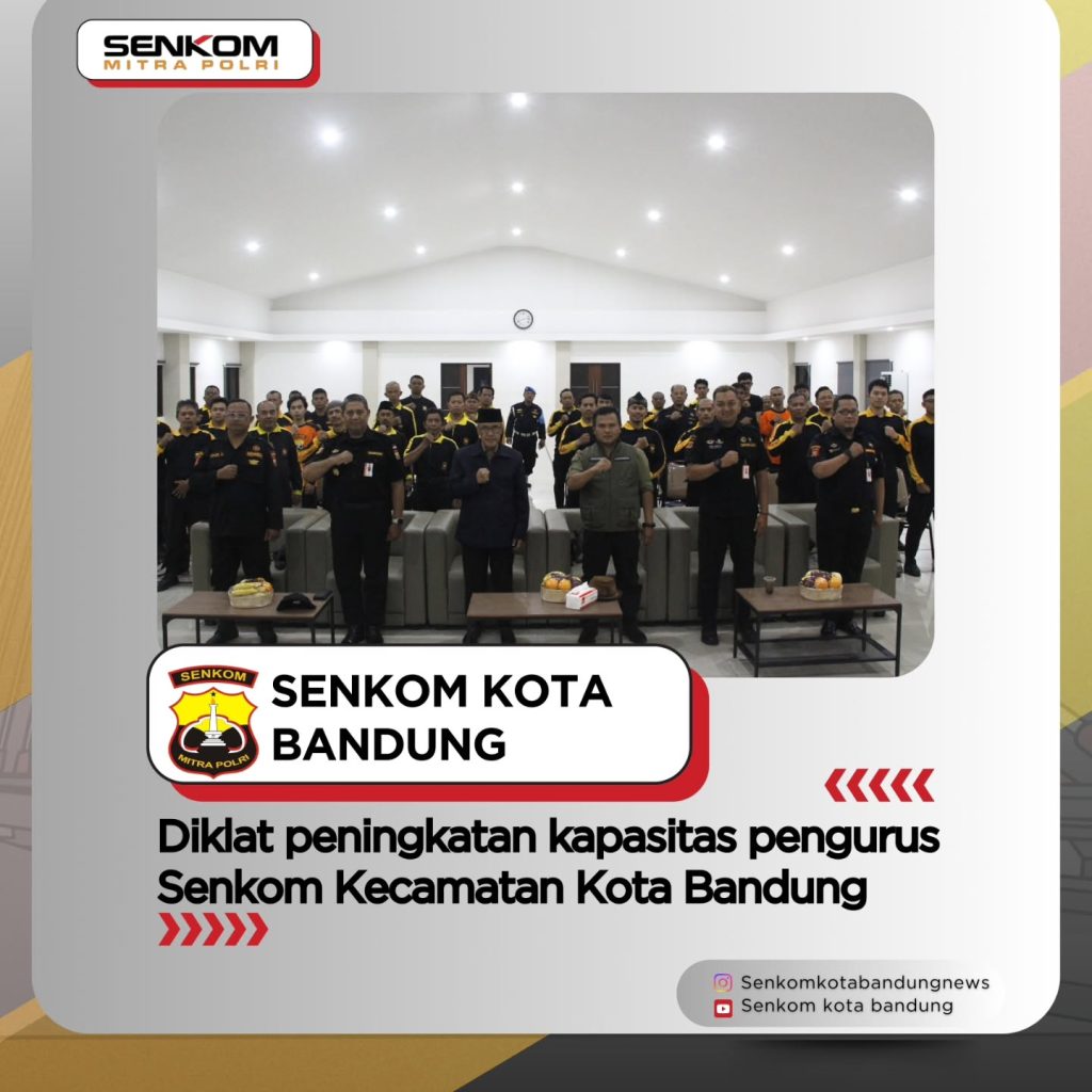 Senkom Kota Bandung Gelar Diklat Peningkatan Kapasitas, Perkuat Profesionalisme dan Sinergi Kelembagaan