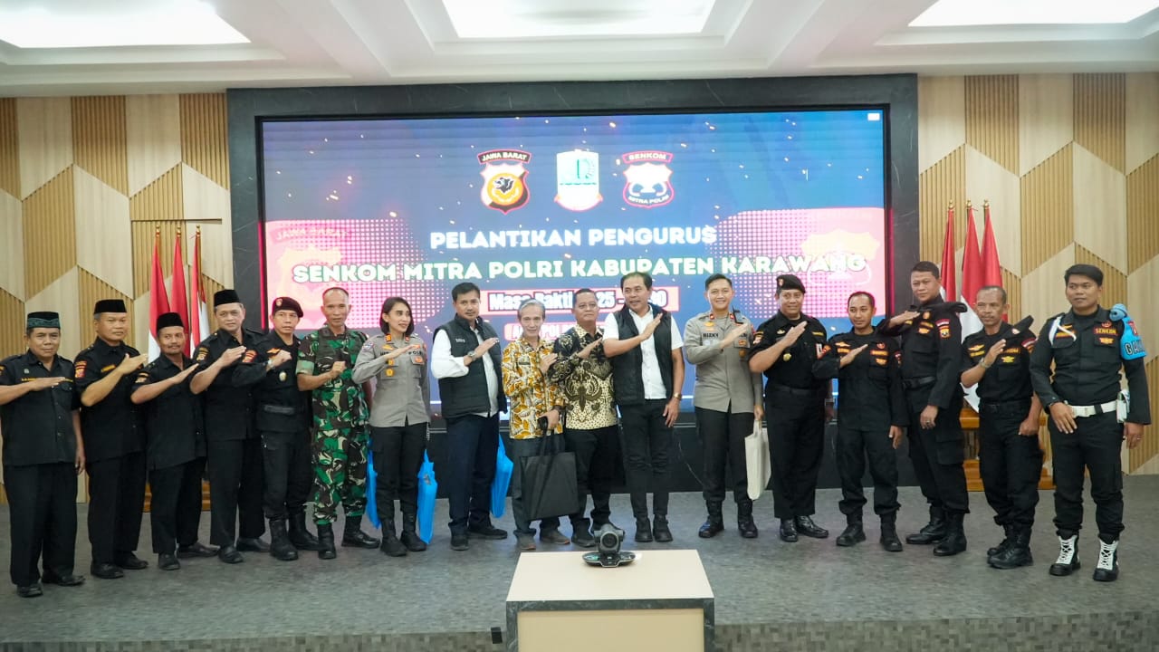 Ketua Senkom Jabar Hadiri Pelantikan Pengurus Karawang 2025–2030, Dorong Sinergi dan SDM Tangguh