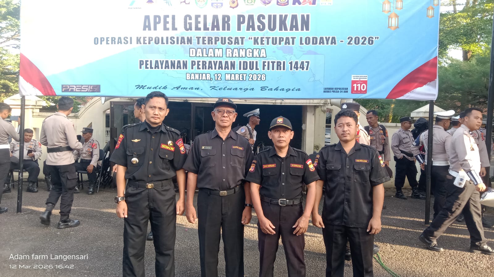 Senkom Mitra Polri Ikut Apel Operasi Ketupat Lodaya 2026 Kota Banjar